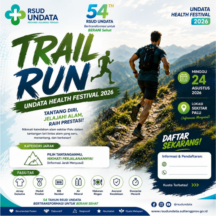 Poster Fun Trail Run Undata Health Festival 2026
